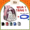 Balo phi hành gia trong suốt cho chó mèo, kính trong, lót mềm, lỗ thoáng khí, giảm giá 20% chỉ 30.000 đồng