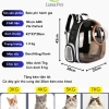 Balo phi hành gia trong suốt LunaPet BL02 - Vận chuyển chó mèo sang trọng, giảm giá 20% chỉ 195.000₫