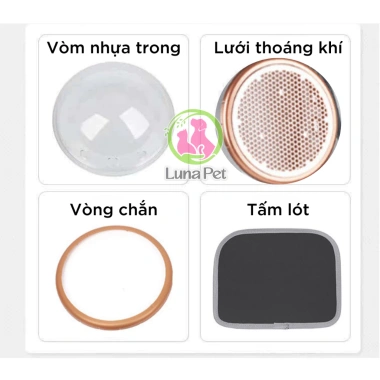 Balo phi hành gia trong suốt LunaPet BL02 - Vận chuyển chó mèo sang trọng, giảm giá 20% chỉ 195.000₫ 7