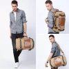Balo phượt du lịch canvas vintage KAKA CANVAS Thiết kế bền rộng rãi giảm giá 560k 3