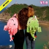 Balo rồng khủng long vải nhung cỡ to - cao cấp mềm mịn, đa màu, baby shark lưới, giá 139k 4