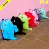Balo rồng khủng long vải nhung cỡ to - cao cấp mềm mịn, đa màu, baby shark lưới, giá 139k 7