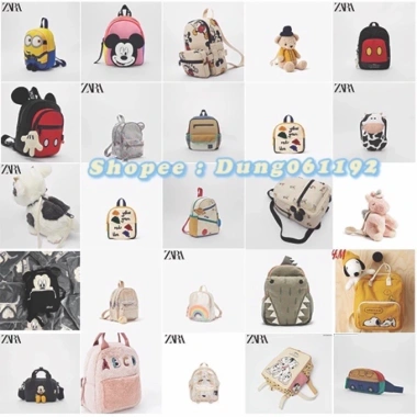 Balo siêu nhẹ Zara HM cho bé 1‑5 tuổi, mẫu bé trai và bé gái, giá chỉ 120.000 VNĐ