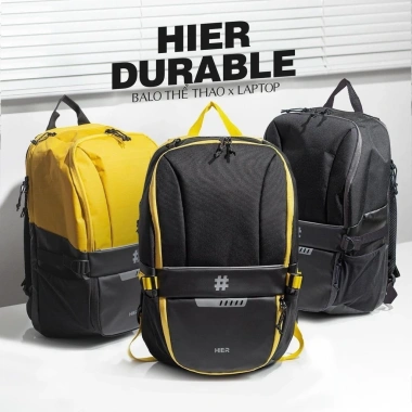 Balo Thể Thao Hier Durable - Ngăn giày riêng thoáng khí, chống thấm nước, lý tưởng cho phượt và thể thao 2