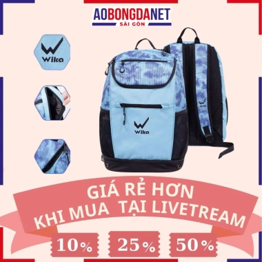 Balo Thể Thao Wika Haru 3 Ngăn - Phù hợp Bóng Đá, Cầu Lông, Bóng Chuyền, Giá 239k
