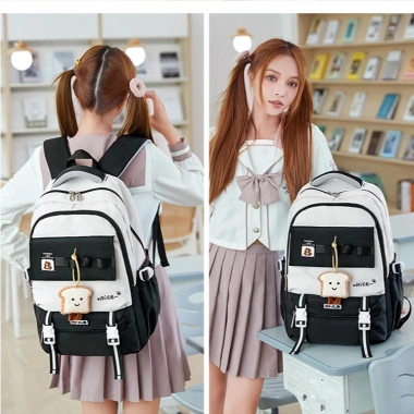 Balo thời trang Hàn Quốc BEE GEE BLTT9.058 chống thấm, dày dặn, đi học - 470.000₫ 2