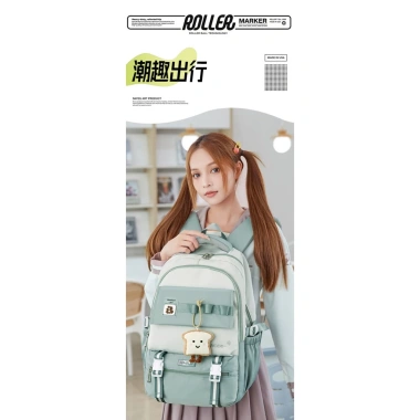 Balo thời trang Hàn Quốc BEE GEE BLTT9.058 chống thấm, dày dặn, đi học - 470.000₫ 7