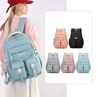 Balo thời trang Hàn Quốc chống thấm nước - Đi học, đi chơi BEE GEE BLTT9.163