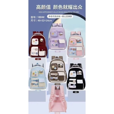 Balo thời trang học sinh đa ngăn tiện lợi - Giá ưu đãi 236.000đ, giảm 70.800đ