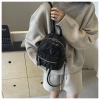 Balo Thời Trang Nữ 18x20x11cm Kèm Móc Bông - Dễ Thương Đi Học, Chơi, Du Lịch 5