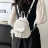 Balo Thời Trang Nữ Mini Kèm Móc Bông 108 - Dễ Thương Đi Học, Đi Chơi, Du Lịch, Giá 75.000 VND 9