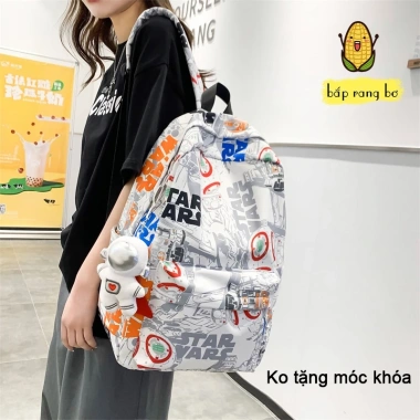 Balo thời trang unisex Hàn Quốc, laptop 15.6 inch, đi học du lịch - chỉ 75.000đ 4 Balo thời trang unisex Hàn Quốc, laptop 15.6 inch, đi học du lịch - chỉ 75.000đ 4