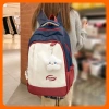 Balo thời trang unisex lớn, cặp sách laptop đi học du lịch, vải phối nhiều màu, giá chỉ 204.000đ