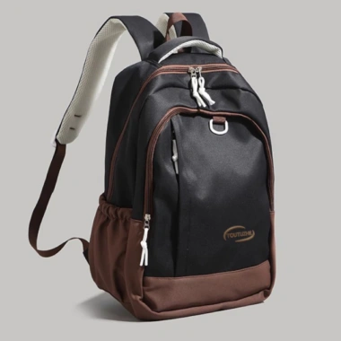 Balo thời trang unisex lớn, cặp sách laptop đi học du lịch, vải phối nhiều màu, giá chỉ 204.000đ 10