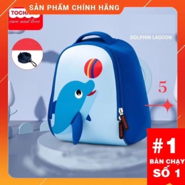 Balo TOCHANG nhập khẩu nhẹ cho bé - dây chống lạc, tặng thẻ tên, chỉ 199.000₫ 5