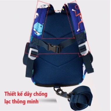 Balo TOCHANG nhập khẩu nhẹ cho bé - dây chống lạc, tặng thẻ tên, chỉ 199.000₫ 7