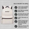 Balo Trà Sữa 2 Ngăn DG Leather Da Simili Trượt Nước, Đựng Laptop 15.6 inch, Màu Be - 250.000đ 10