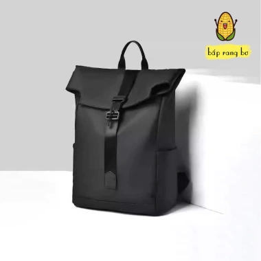 Balo trơn nam/unisex vải dù cao cấp, chống thấm, kháng nước, đựng laptop, phom cứng basic - chỉ 240.000 VND