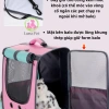Balo trong suốt Luna Pet 8kg - Dáng đứng cao cấp, vận chuyển mèo an toàn, giá 269k 2