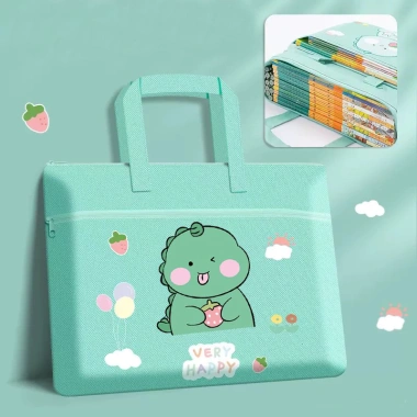 Balo Túi Học Dáng Ngang - Họa Tiết Hoạt Hình Dễ Thương, Giá 38.900₫