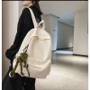 Balo Ulzzang Basic Đen Đa Ngăn Cỡ Vừa - Giá 135k, Cá Tính Đi Học Đi Chơi 6