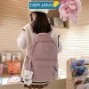 Balo Ulzzang CX25 Unisex Trắng Đen Size To Đựng Laptop Xinh Đi Học Đi Chơi 6