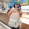Balo Ulzzang CX25 Unisex Trắng Đen Size To Đựng Laptop Xinh Đi Học Đi Chơi 7