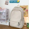 Balo Ulzzang CX25 Unisex Trắng Đen Size To Đựng Laptop Xinh Đi Học Đi Chơi 10