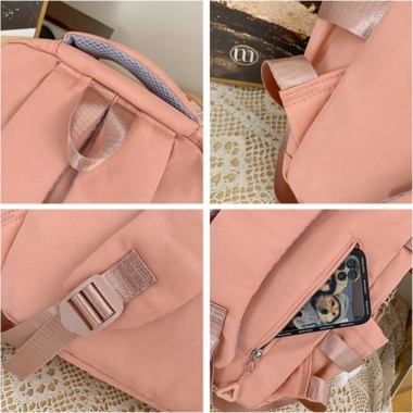 Balo Ulzzang Hàn Quốc Nam Nữ Chống Nước Vải Dù Đựng Sách A4 & Laptop 15.6" 189k 4