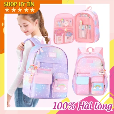 Balo Ulzzang Nữ Đi Học Hàn Quốc Pastel Đẹp Dễ Thương, Đựng Laptop - 186.200₫