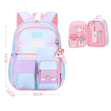 Balo Ulzzang Nữ Đi Học Hàn Quốc Pastel Đẹp Dễ Thương, Đựng Laptop - 186.200₫