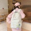 Balo Ulzzang Nữ Đi Học Hàn Quốc Pastel In Hình Ẩn Đựng Laptop Giá 125k