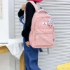 Balo Ulzzang Nữ Đi Học Hàn Quốc Pastel In Hình Ẩn Đựng Laptop Giá 125k 7