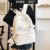 Balo Ulzzang nữ đi học thời trang Hàn Quốc, chống nước, ngăn laptop 15.6 inch A4