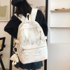 Balo Ulzzang nữ đi học thời trang Hàn Quốc, chống nước, ngăn laptop 15.6 inch A4 6