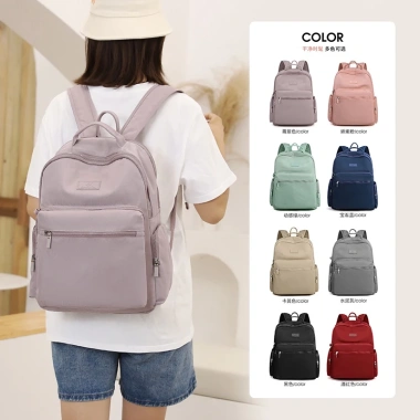 Balo Unisex Colorful Fox Chống Nước Sức Chứa Lớn Đựng Laptop Có Thể Lót Vali