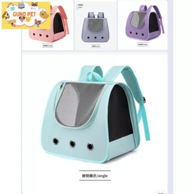 Balo vải cho chó mèo đơn sắc GUNO PET mẫu mới siêu nhẹ giảm giá 20% chỉ 79.000đ