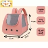 Balo vải cho chó mèo đơn sắc GUNO PET mẫu mới siêu nhẹ giảm giá 20% chỉ 79.000đ 9