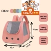 Balo vải đơn sắc cho chó mèo - mẫu mới Mina Pet, giá ưu đãi 78.000₫