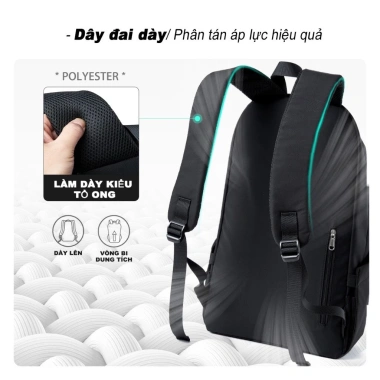 Balo Vải Dù Chống Thấm Nước Nam Nữ Simradia 5.647 Chính Hãng - 391,020₫ 9