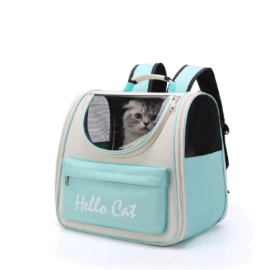 Balo vận chuyển chó mèo Hello Cat - Đảo Thú Cưng, nhẹ, thoáng khí, an toàn, giảm giá 115k
