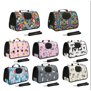 Balo vận chuyển chó mèo Hello Cat - Đảo Thú Cưng, nhẹ, thoáng khí, an toàn, giảm giá 115k