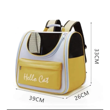 Balo vận chuyển HELLO CAT cho mèo, chó, thú cưng - Nhẹ, an toàn, giá ưu đãi 129k 6