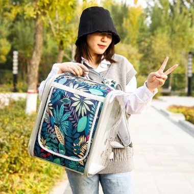 Balo Vuông Kính 10kg Dành Cho Cún Mèo Mina Pet - Nhẹ, An Toàn, Giá Ưu Đãi 336.000₫