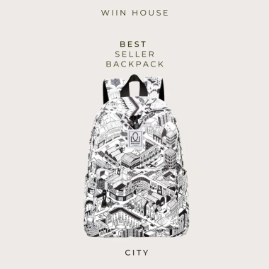 Balo WiinHouse City đa năng chống thấm, thiết kế thời trang, giảm giá 18% - Chỉ 370.500₫