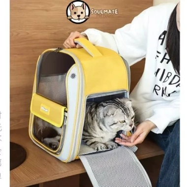 Balo YBTOO PET 1.022 cho chó mèo: Đa năng, siêu nhẹ, giá chỉ 259.200₫
