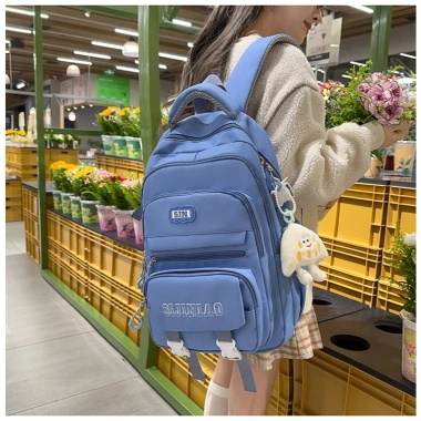 Balo ZIME B38 unisex kèm gấu, nhiều ngăn, chống nước, đựng laptop 15,6 inch 160k 4 Balo ZIME B38 unisex kèm gấu, nhiều ngăn, chống nước, đựng laptop 15,6 inch 160k 4