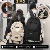 Balo ZIMO nam nữ chống nước mix gấu, nhiều ngăn, quai đệm, cặp laptop - 239k
