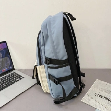 Balo ZIMO nam nữ chống nước mix gấu, nhiều ngăn, quai đệm, cặp laptop - 239k