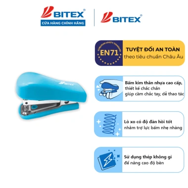 Bấm kim Bitex số 10 SL07 - Độ bền cao, giá chỉ 16.400₫, giảm giá đặc biệt 2 Bấm kim Bitex số 10 SL07 - Độ bền cao, giá chỉ 16.400₫, giảm giá đặc biệt 2